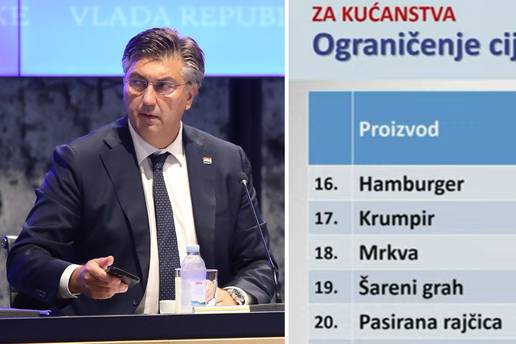 Plenković objavio koji su sve proizvodi pojeftinili i koliko