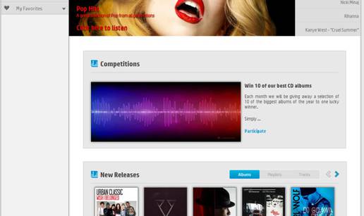 HP i Universal Music pokrenuli glazbeni servis za Windows 8