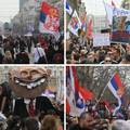 VIDEO Pogledajte kadrove s velikog prosvjeda u Beogradu: Deseci tisu&cacute;a ljudi na ulicama...