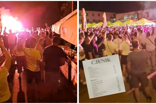 VIDEO Fanovi Thompsona tulumarili na parkiralištu kod Bundeka: Tu se pilo i za 5 eura