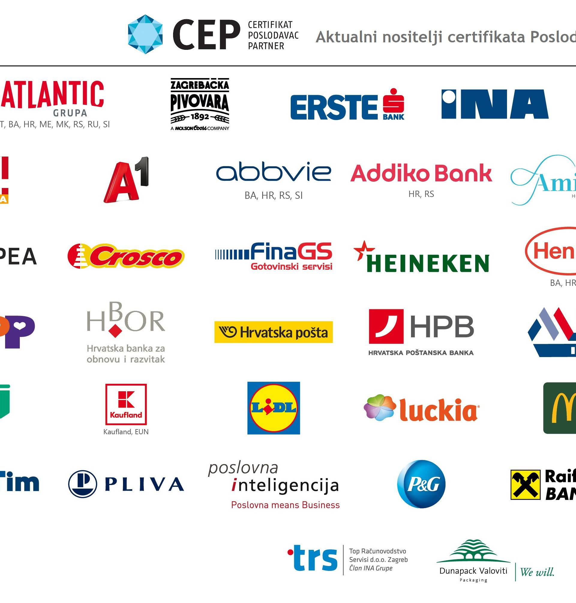 Hrvatskoj pošti treći put certifikat Poslodavac Partner