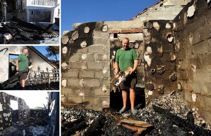 VIDEO Nijemac na rubu suza: Požar mi je uništio novu kuću. Ostali su samo temelji i pepeo