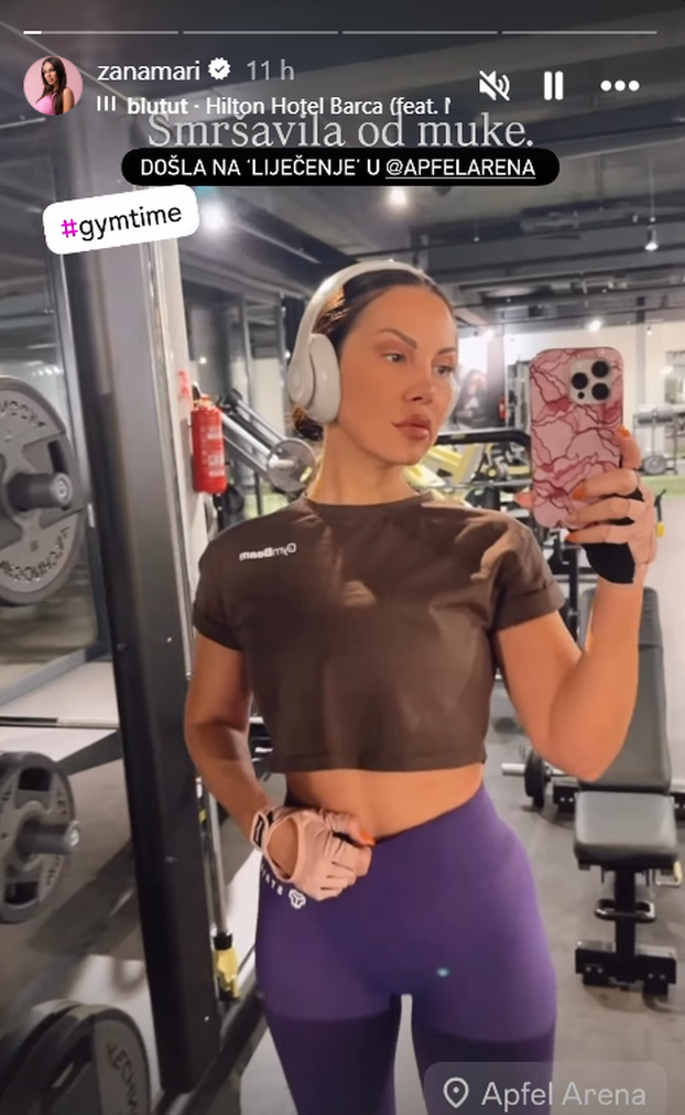 FOTO Žanamari Perčić ponovno iznenadila brojne obožavatelje: Pogledajte njezinu novu figuru