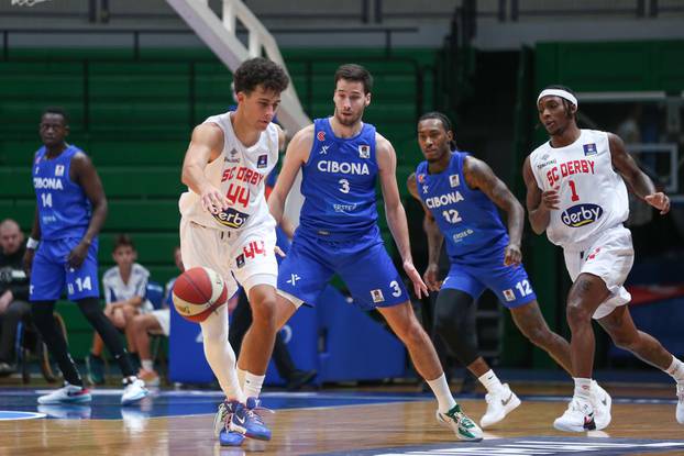 Zagreb: 2. kolo AdmiralBet ABA Lige, KK Cibona - SC Derby