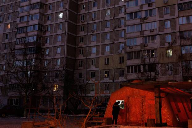 Power blackout in Kyiv