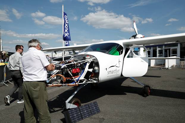 55th Paris Air Show at Le Bourget Airport near Paris