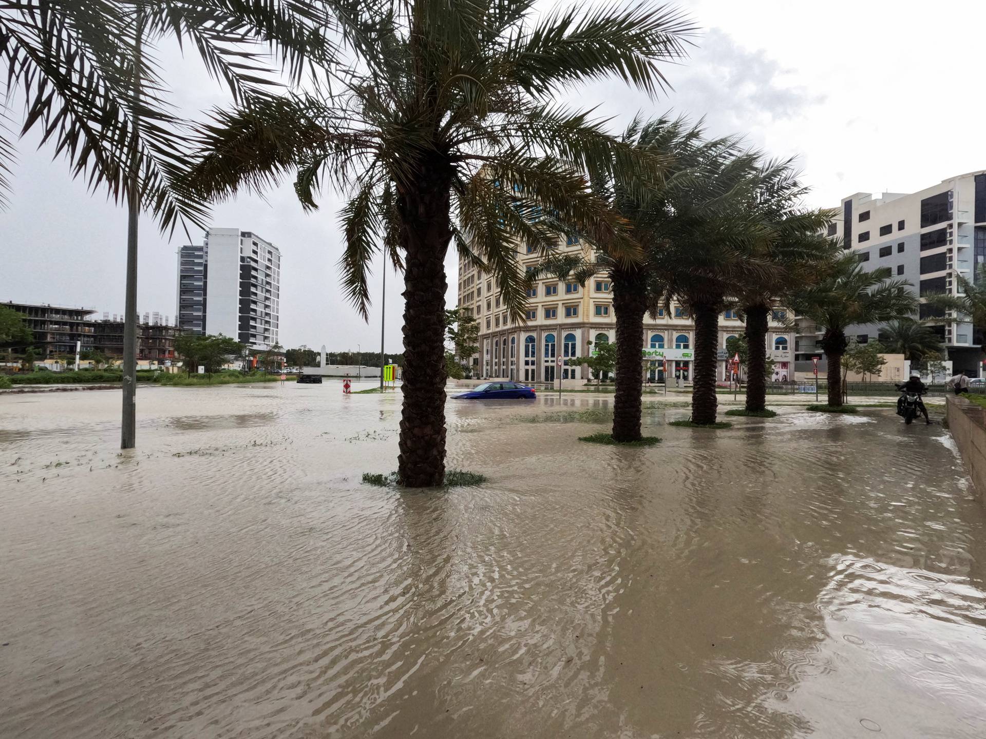 Heavy rains over Dubai