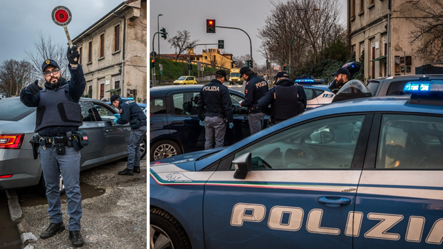 Korona virus kontrola: Policija s megafonima tjera ljude kući