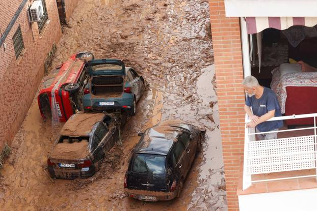 Aftermath of floods in Paiporta