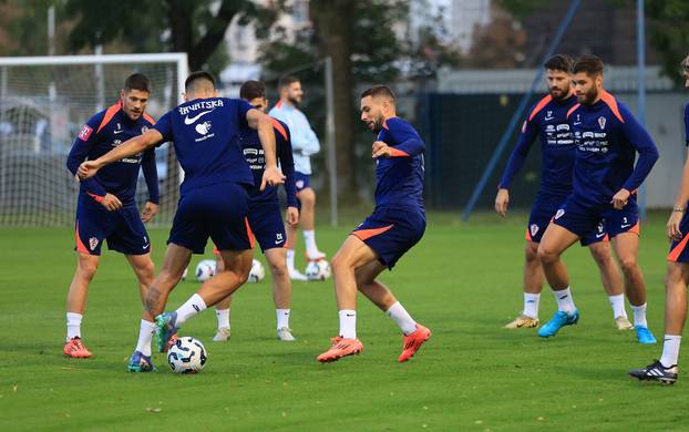 Zagreb: Trening nogometnih reprezentativaca uoči utakmice sa Škotskom