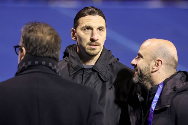Zlatan Ibrahimović na susretu Dinama i Milana u Ligi prvaka