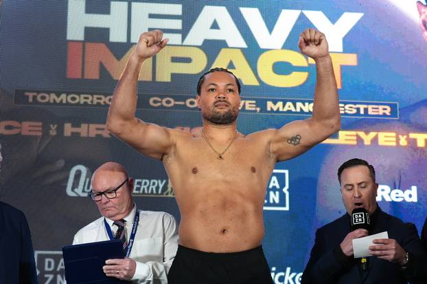 Manchester: Službeno vaganje uo?i me?a Joe Joyce - Filip Hrgovi?