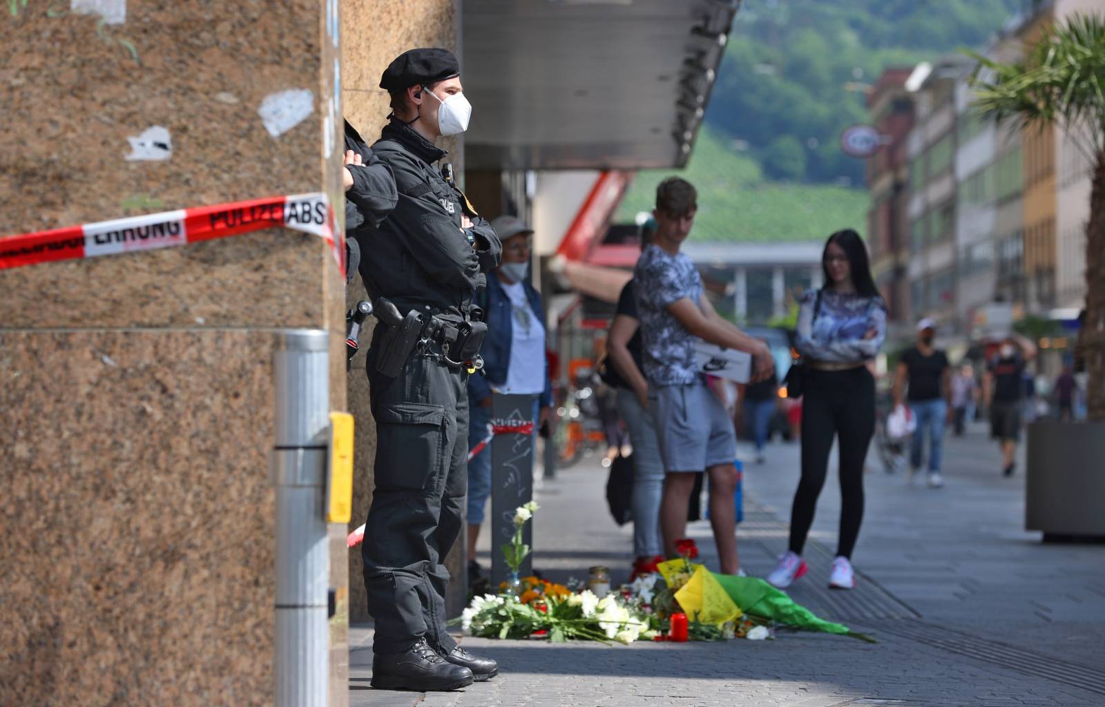 Knife attack in Würzburg city centre