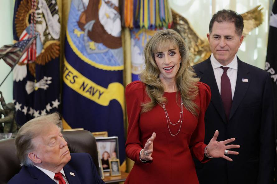 US President Donald Trump at the White House in Washington, D.C.