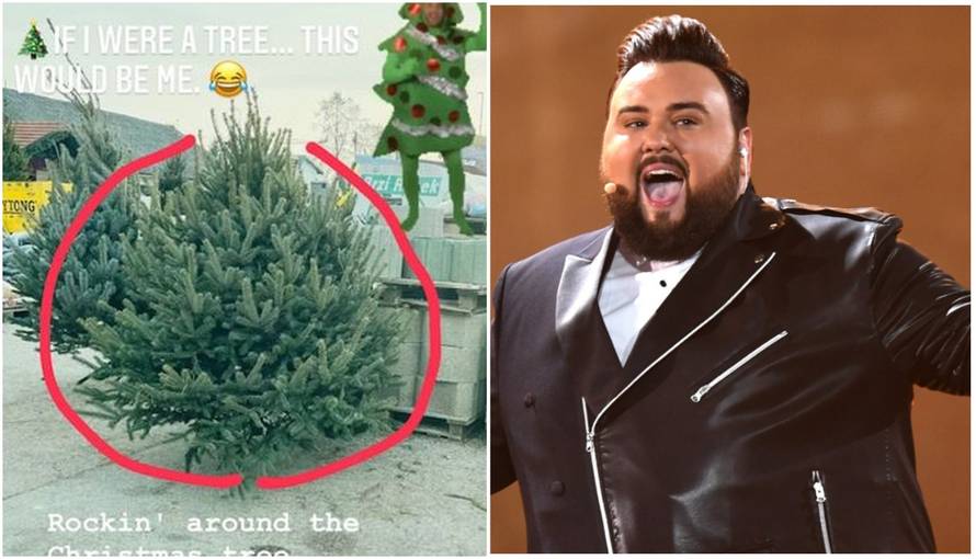 Jacques Houdek objavio fotku jelke pa nasmijao obožavatelje: 'Da sam bor, ovo bih bio ja...'