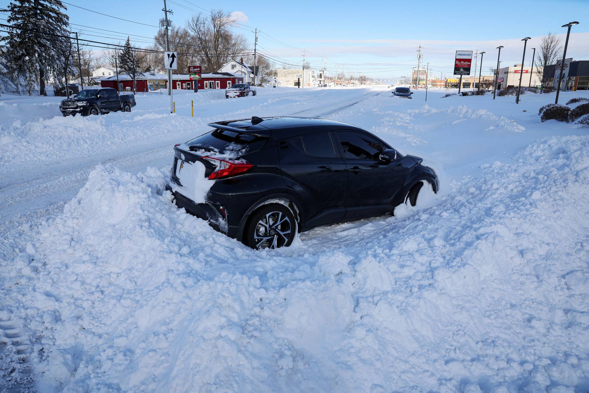 Winter storm hits Buffalo, New York