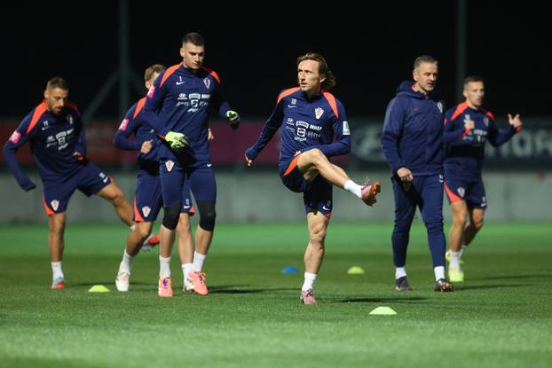 Rijeka: Hrvatski nogometni reprezetativci odradili trening