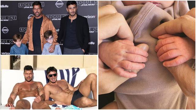 Ricky Martin nakon dva sina dobio i curicu: 'Dobar početak'