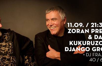Zoran Predin i D. Kukurzović, 11. rujna sviraju u Vintageu