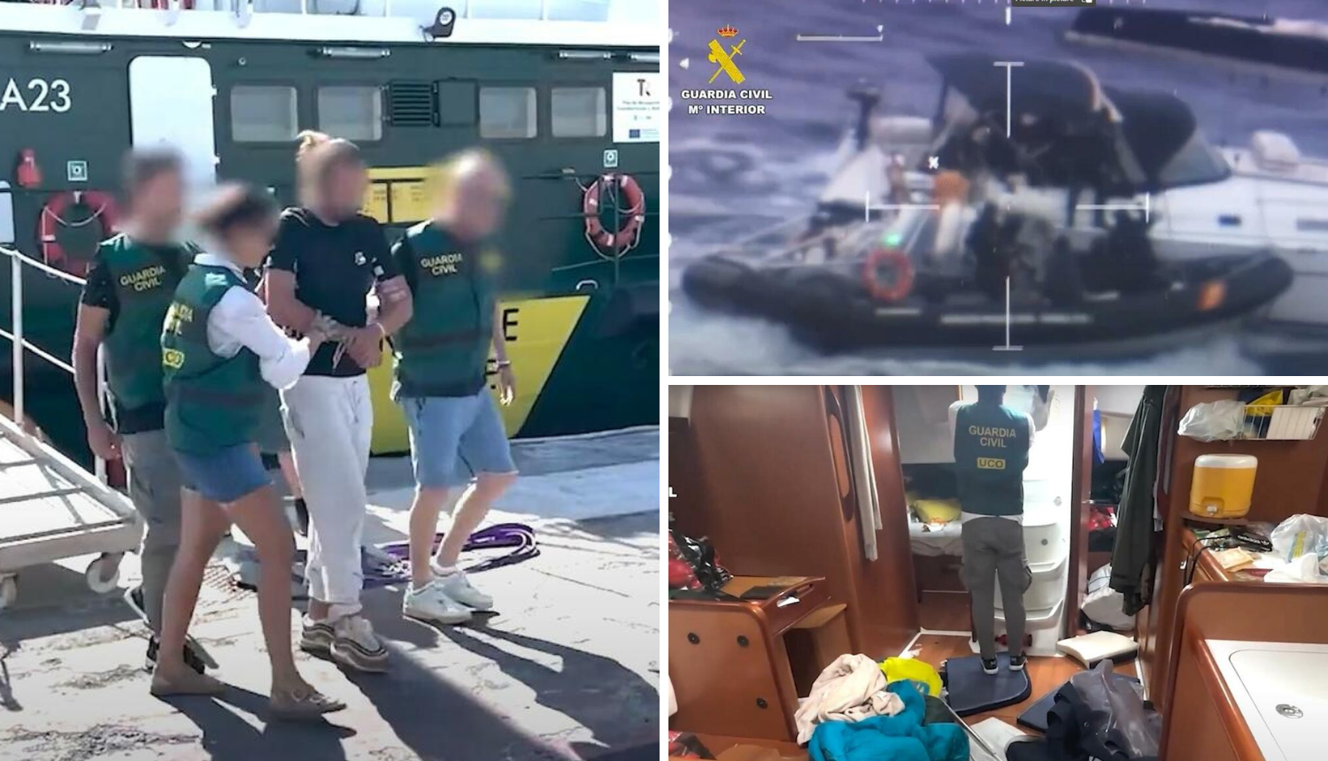 VIDEO Hrvat i Srbin uhićeni kod Kanarskih otoka, policija zaplijenila 700 kg kokaina