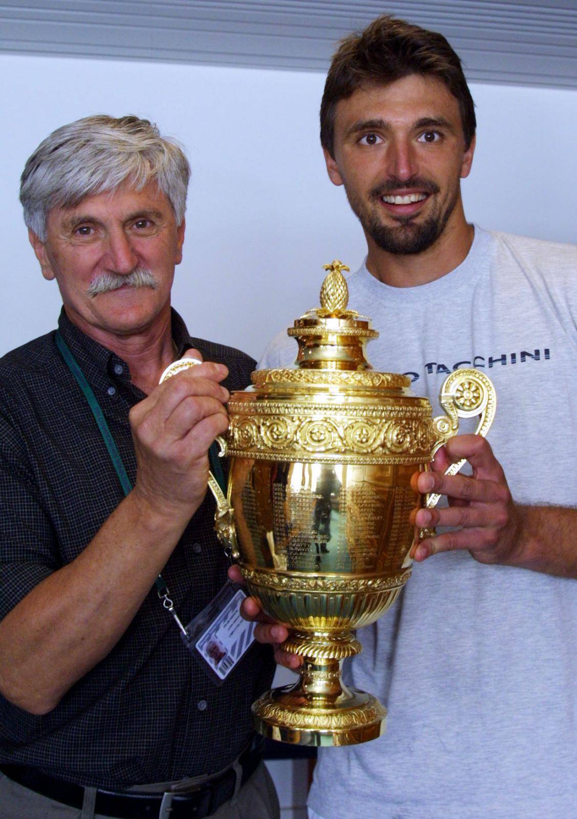 Wimbledon Ivanisevic & father