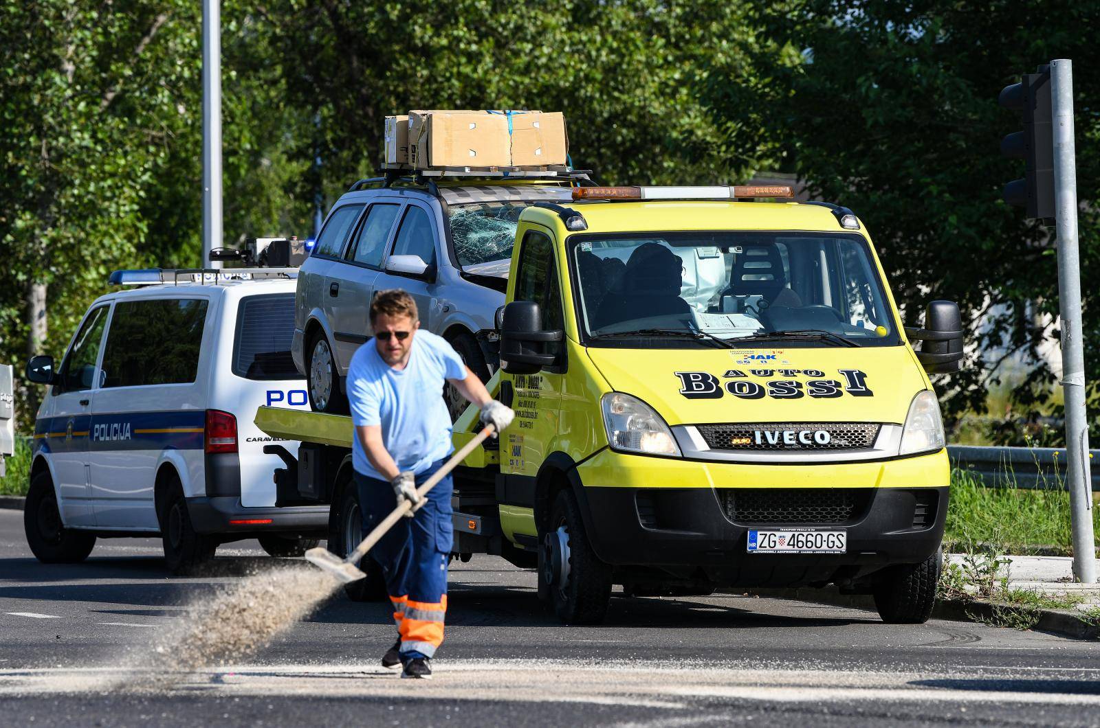 Zagreb: U blizini Arena centra dogodila se prometna nesreÄa