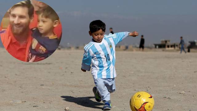 Dječak s Messijevim dresom od plastične vrećice doživio horor: Bježao od talibana, prijetili mu