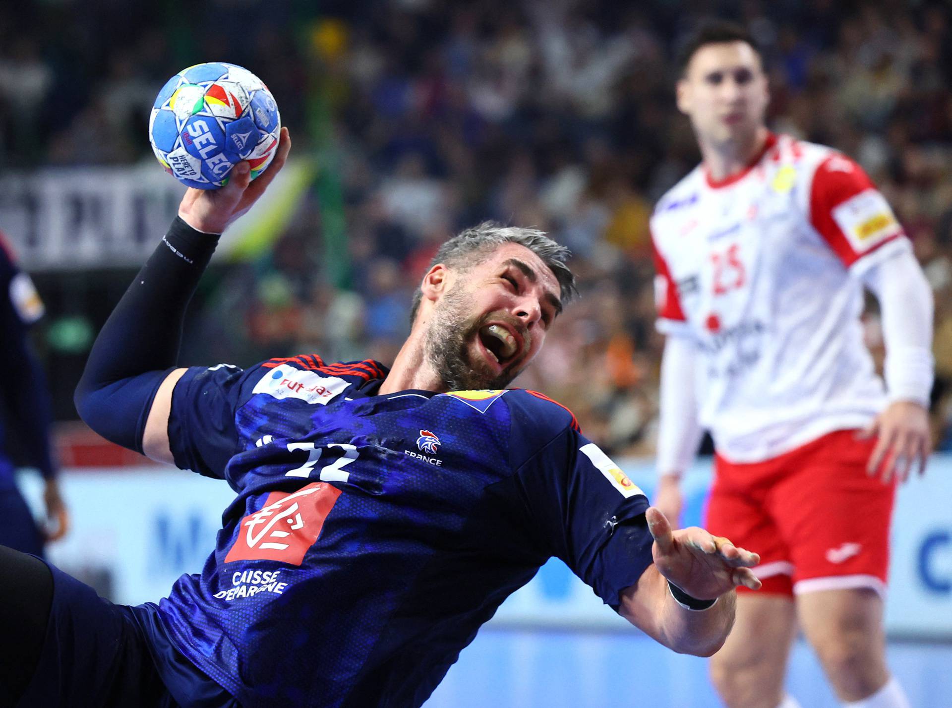 EHF 2024 Men's European Handball Championship - Main Round - France v Croatia