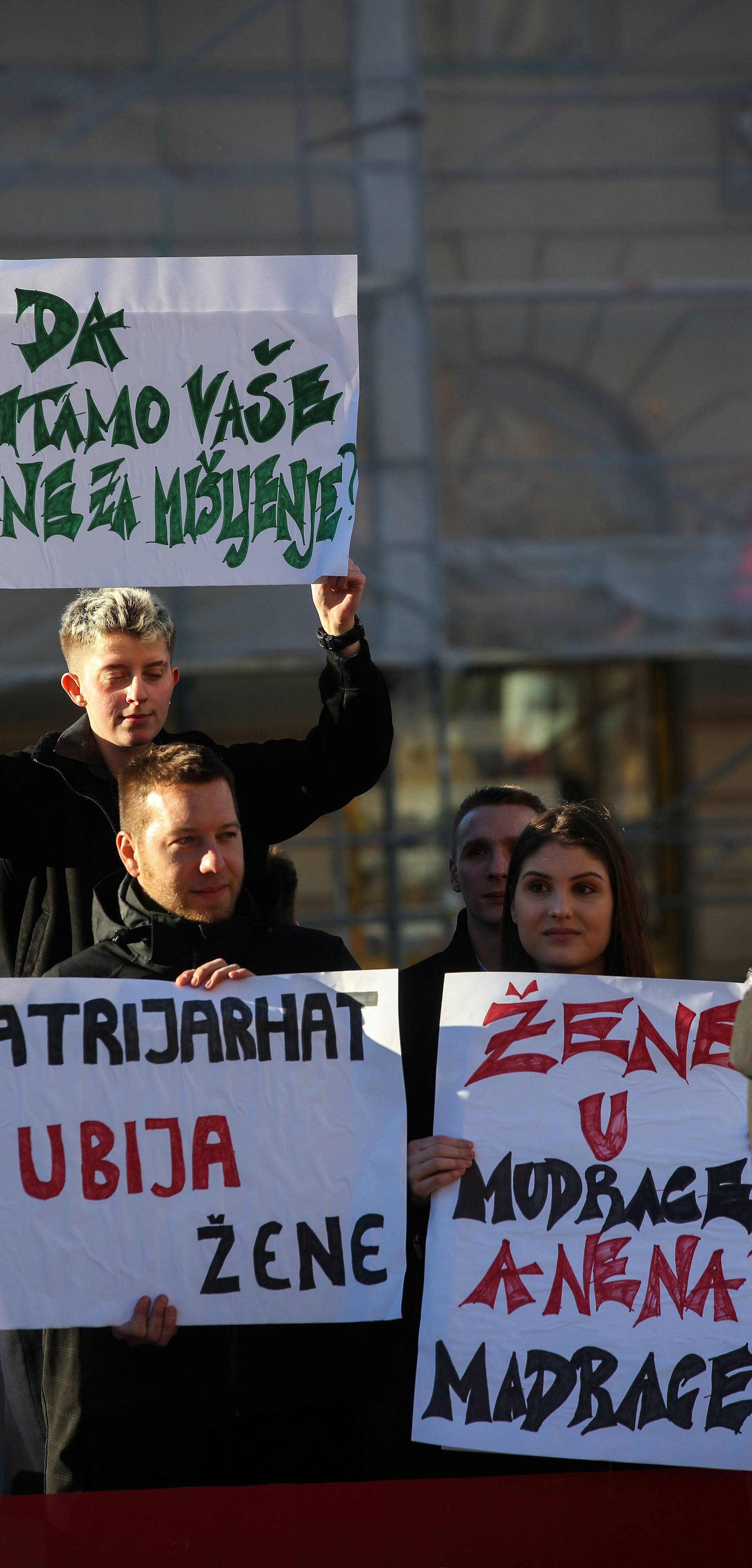 Zagreb: Prosvjed za ženska prava 