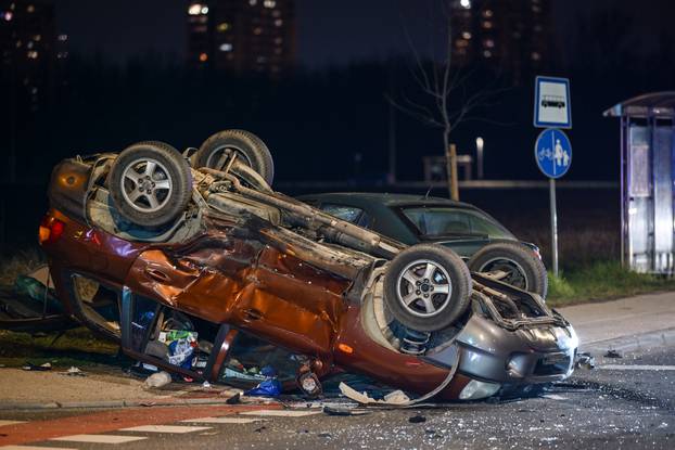 Zagreb: Teška prometna nesreća na aveniji Većeslava Holjevca