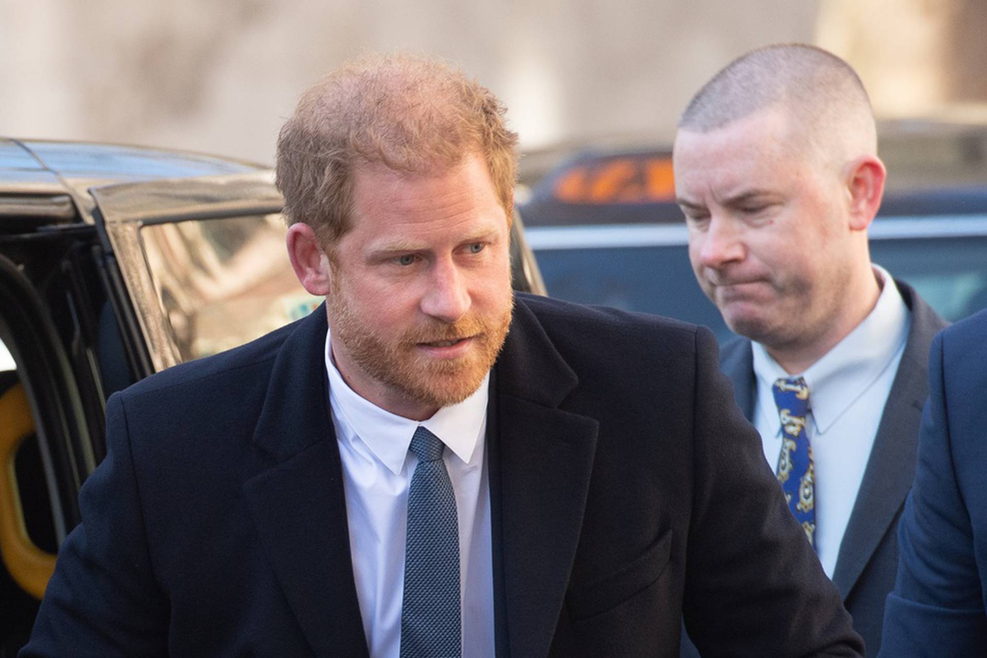 Prince Harry Arrives at Court - Monday 27 March - Royal Courts Of Justice, London