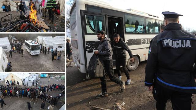 Migrante su iz kampa Vučjak u BiH prevezli prema Sarajevu