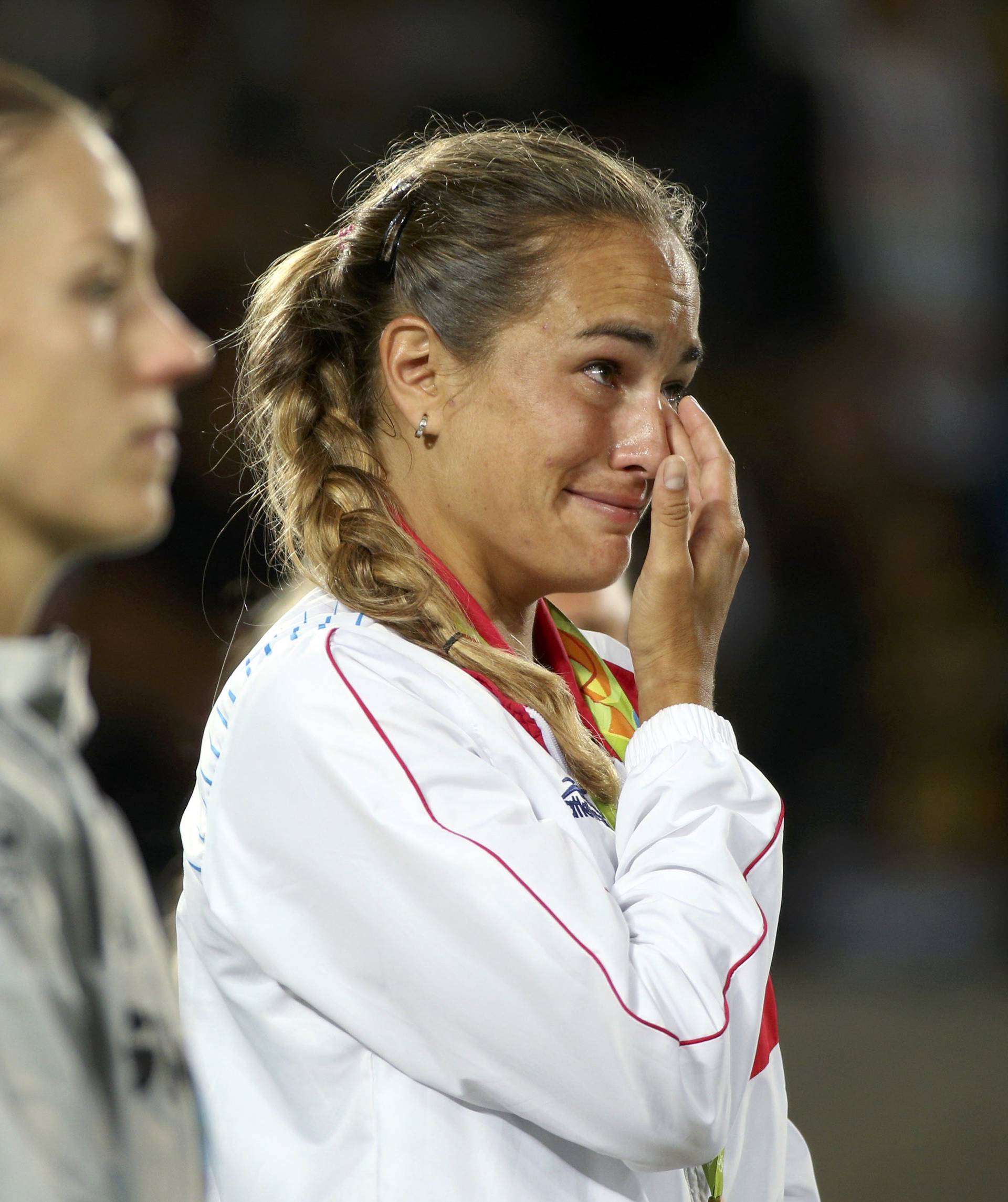 Tennis - Women's Singles Victory Ceremony