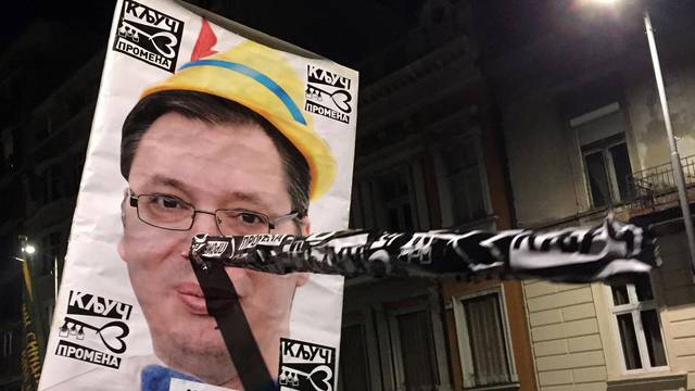 U Srbiji traje prosvjed protiv predsjednika Vu?i?a