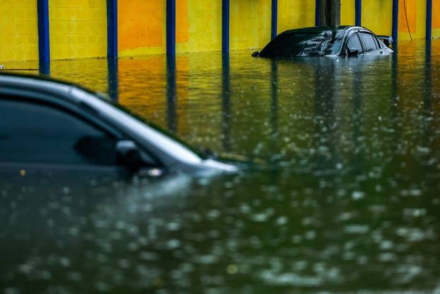 Heavy rain in Bangkok
