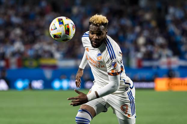 Major League Soccer 2024 March 30: Charlotte FC Vs FC Cincinnati Aaron Boupendza