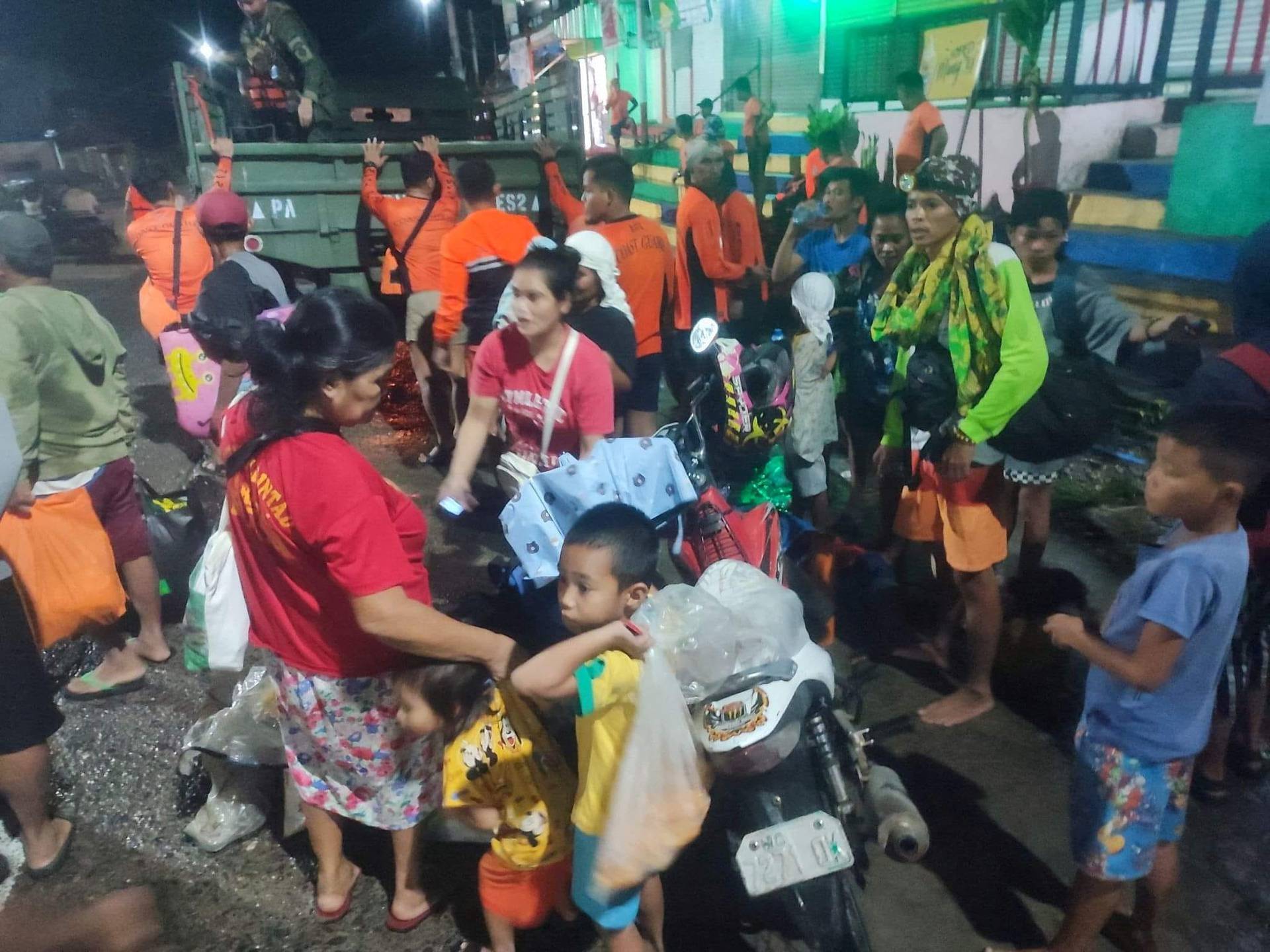 Rescue operation following flood due to Tropical Storm Nalgae in Philippines