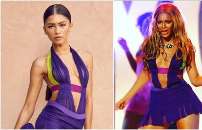 Zendaya odala počast Beyoncé u fantastičnoj Versace haljini, 18 godina nakon njezinog nastupa