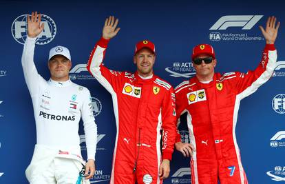 Ferrari dominantan: Vettel na poleu, Hamilton izletio s piste