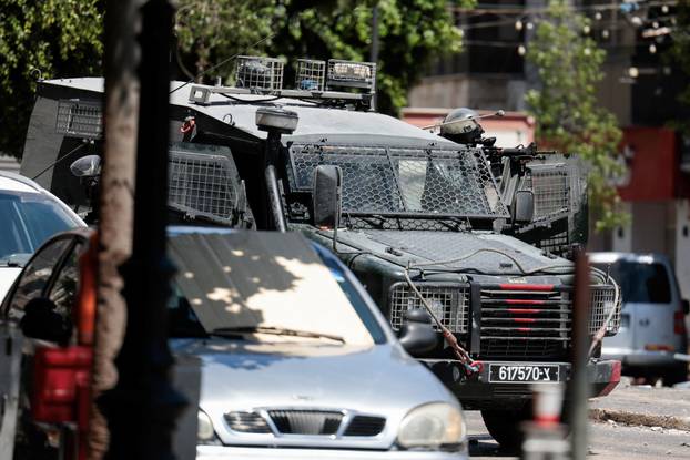 Israeli raid in Ramallah, in the Israeli-occupied West Bank