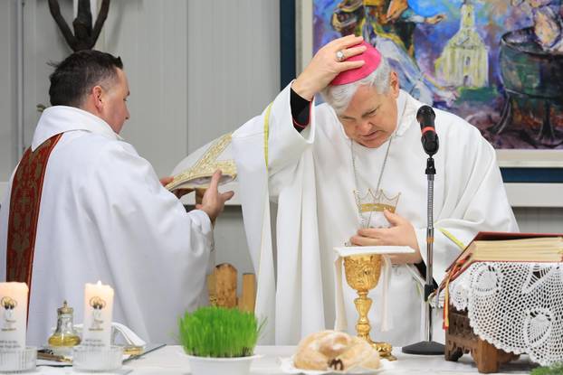 Žažina: Obilazak obnove crkve sv. Nikole i Vida