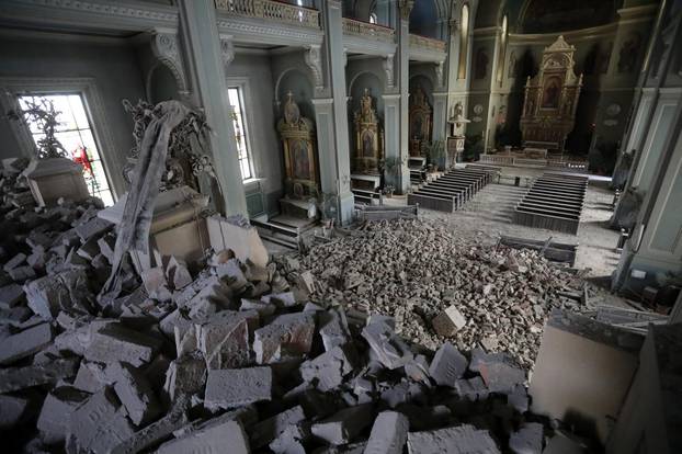 Zagreb: Potres oštetio crkvu u Palmotićevoj ulici