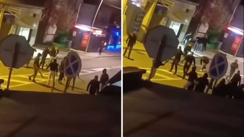 Sukob huligana u Trilju: Letjele palice, mrežama kruže snimke