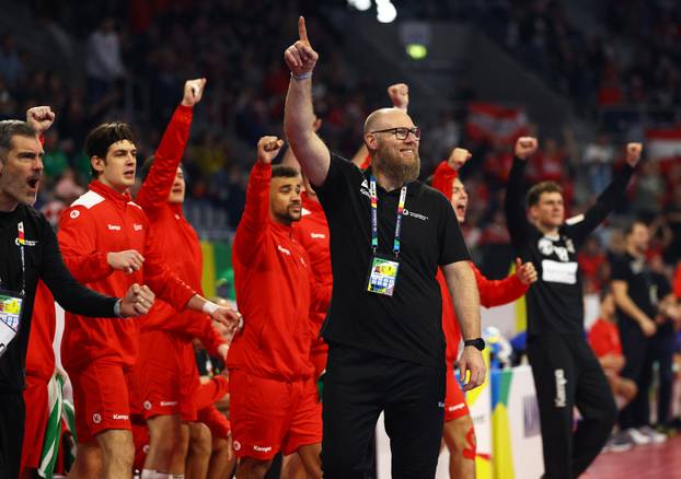 EHF 2024 Men's European Handball Championship - Preliminary Round - Group B - Austria v Romania