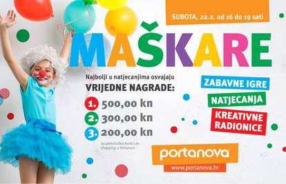 Osijek: Najveselija dječja maskirana zabava u Portanovi!