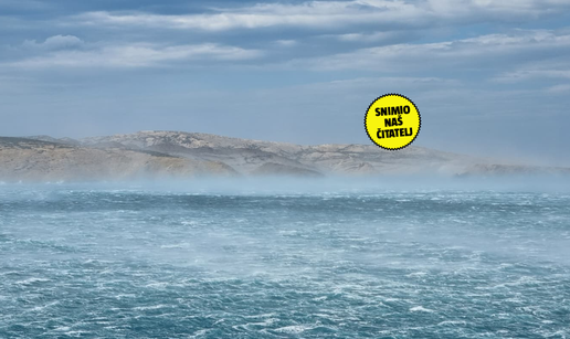 Pogledajte kako 'dere' bura! Zatvoreni Kr&ccaron;ki i Pa&scaron;ki most