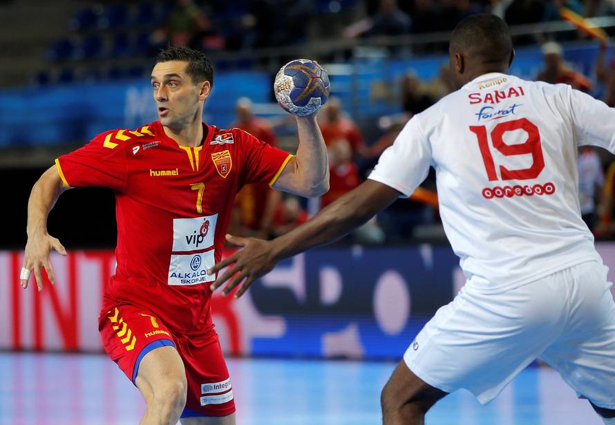 Men's Handball - Macedonia v Tunisia - 2017 Men's World Championship Main Round - Group B