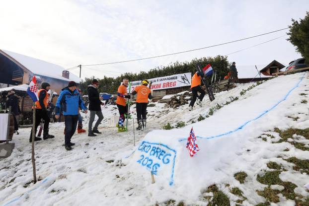 24SATA Zabok: Organizirano je natjecanje u skijaškim skokovima "Turneja 4 brega"