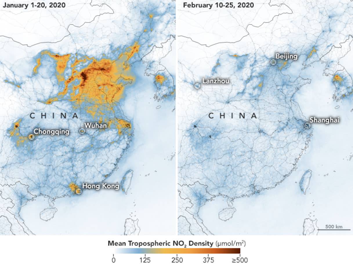 Stručnjaci u nevjerici: Korona virus skroz očistio zrak u Kini