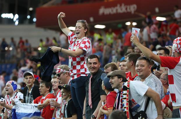 Rostov na Donu: Atmosfera na utakmici Island - Hrvatska